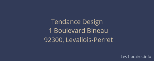 Tendance Design