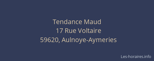 Tendance Maud