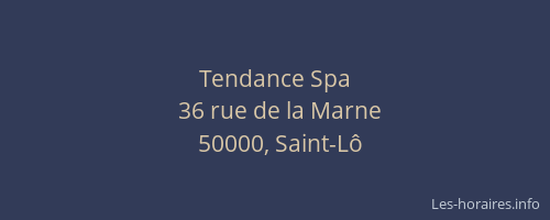 Tendance Spa