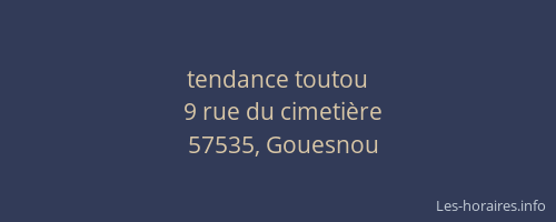 tendance toutou