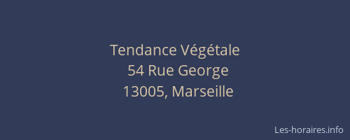 Tendance Végétale
