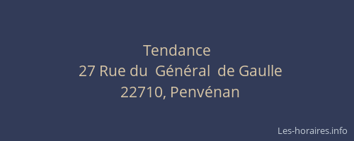 Tendance