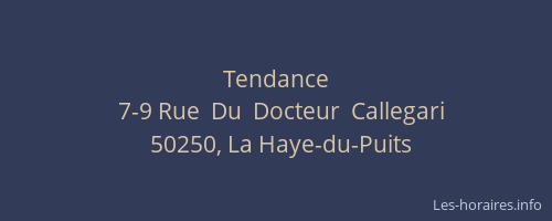 Tendance