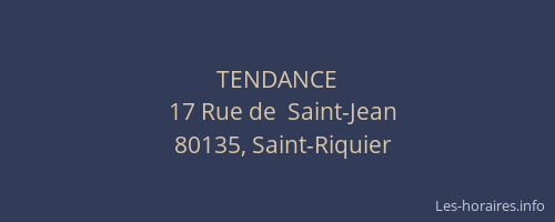 TENDANCE