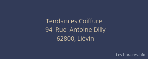 Tendances Coiffure