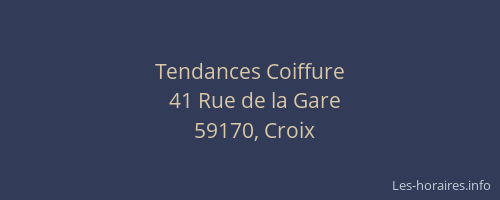 Tendances Coiffure