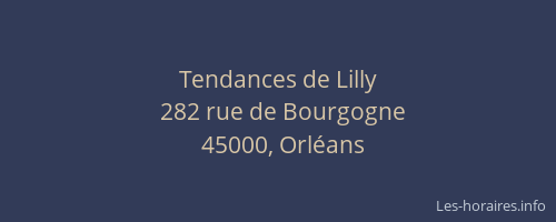 Tendances de Lilly