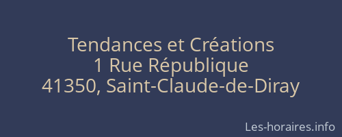 Tendances et Créations