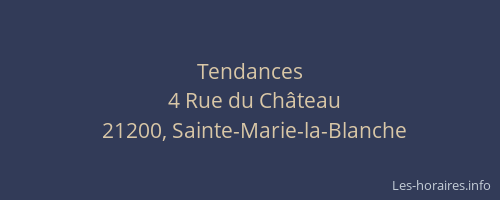 Tendances