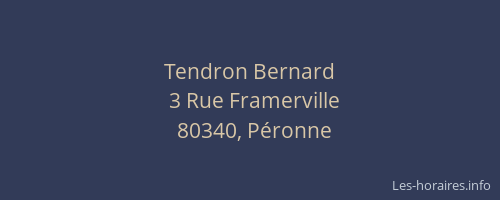 Tendron Bernard