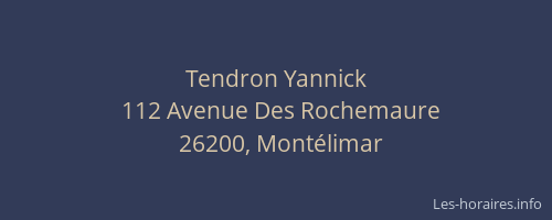 Tendron Yannick