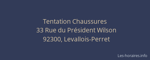 Tentation Chaussures