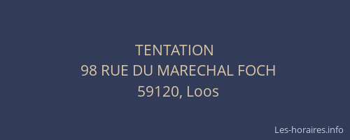 TENTATION
