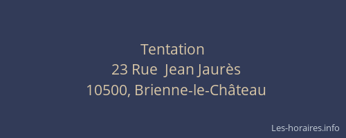Tentation