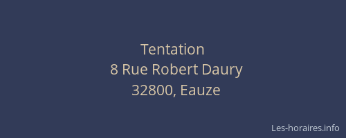 Tentation