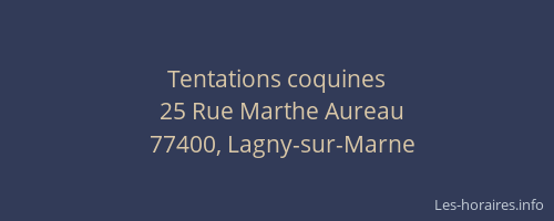 Tentations coquines