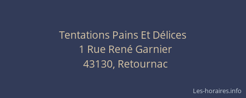Tentations Pains Et D&eacute;lices