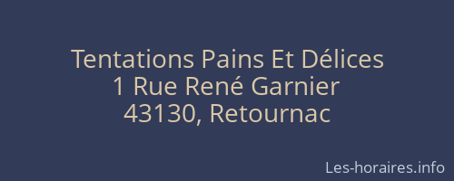 Tentations Pains Et Délices