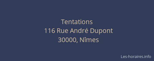 Tentations