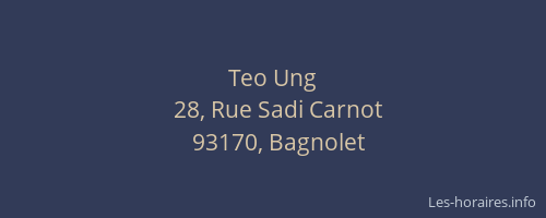Teo Ung