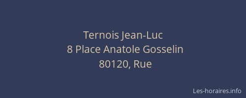 Ternois Jean-Luc