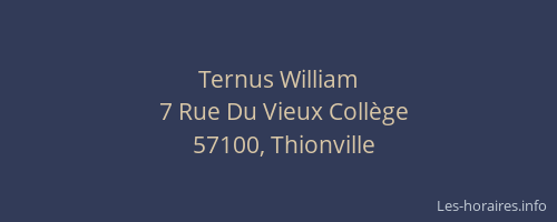 Ternus William