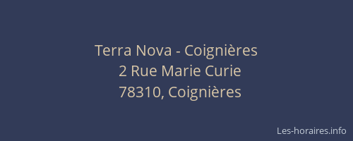 Terra Nova - Coignières
