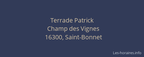 Terrade Patrick