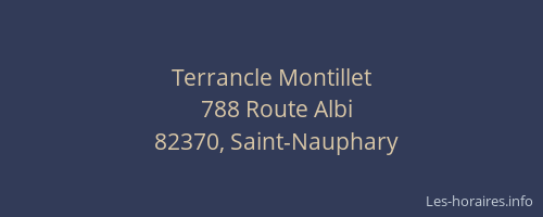Terrancle Montillet
