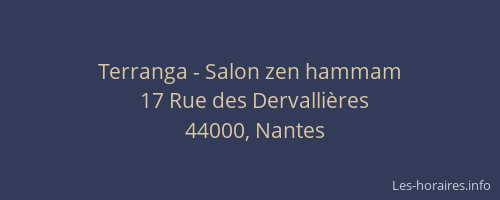 Terranga - Salon zen hammam