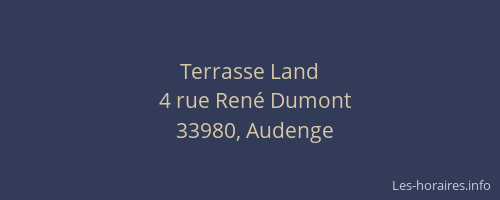 Terrasse Land