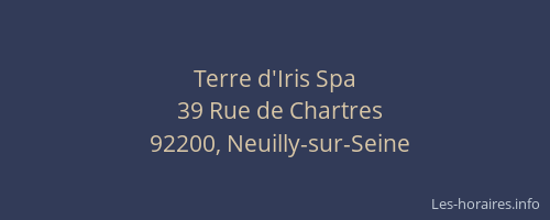 Terre d'Iris Spa