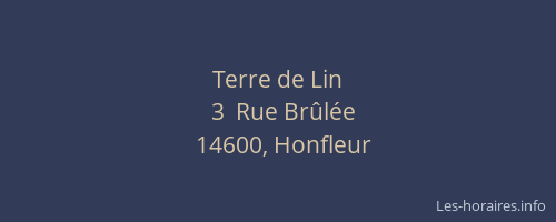 Terre de Lin