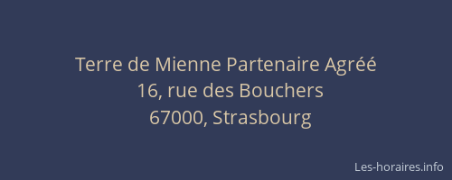 Terre de Mienne Partenaire Agréé