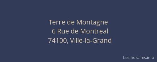 Terre de Montagne