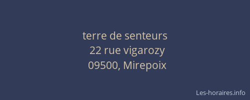 terre de senteurs