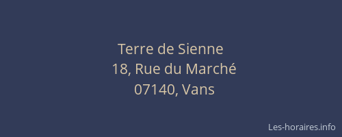 Terre de Sienne