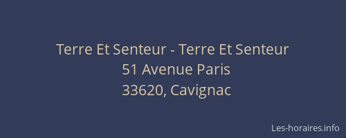 Terre Et Senteur - Terre Et Senteur