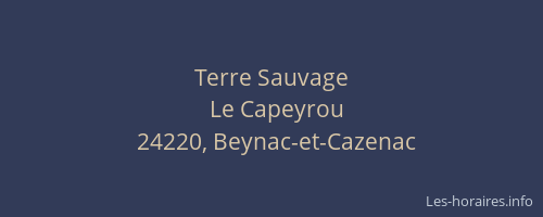Terre Sauvage