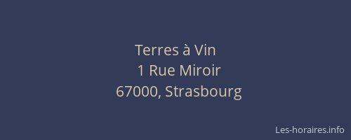 Terres à Vin