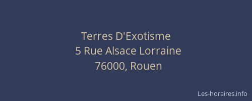 Terres D'Exotisme
