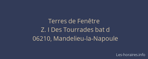 Terres de Fenêtre
