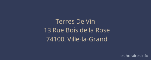 Terres De Vin