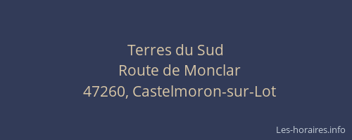 Terres du Sud