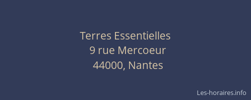 Terres Essentielles
