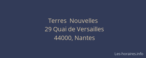 Terres  Nouvelles