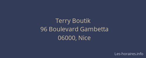 Terry Boutik
