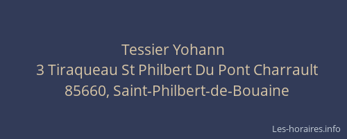 Tessier Yohann