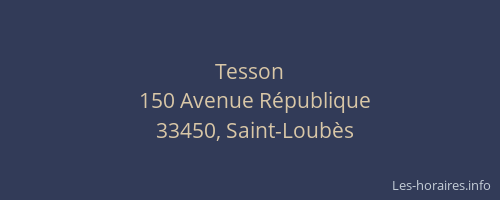 Tesson