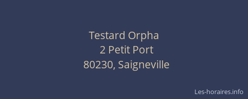 Testard Orpha